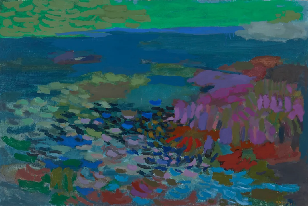 Heramb, Thore — "Sommervind" 1964 — Kunst/Maleri — Blomqvist