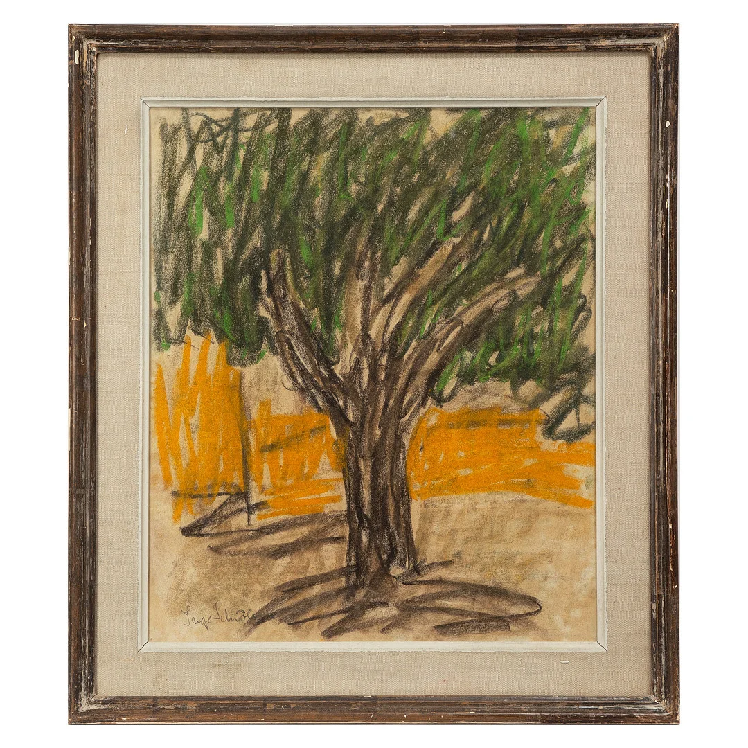 INGE SCHIÖLER. Träd. — Drawings — Stockholms Auktionsverk Göteborg