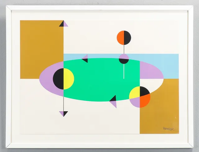CÉSAR MANRIQUE. "'Titán'" grafiskt blad.