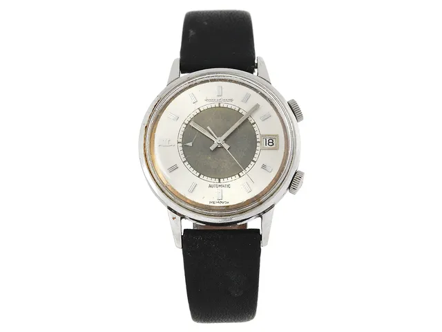 JAEGER-LE COULTRE, Memovox (T Swiss Made T), Cal 916, Serie nr. 2123838, Ref nr. 875.42, Boett nr. 1338117, herrur, 37 mm, stål, automatisk, plexiglas, datum, alarm, läderband, ca 1971, box.