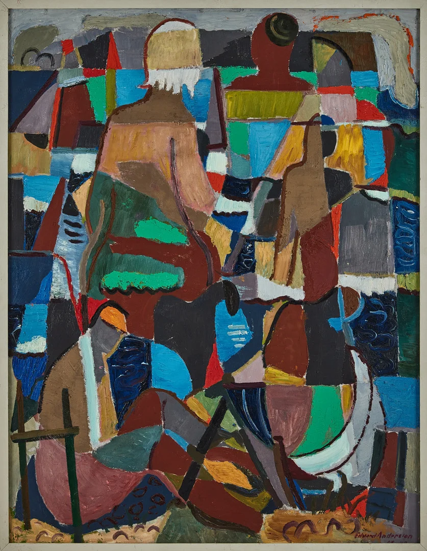 EDVARD ANDERSSON. Utan titel. — Paintings — Stockholms Auktionsverk Magasin 5