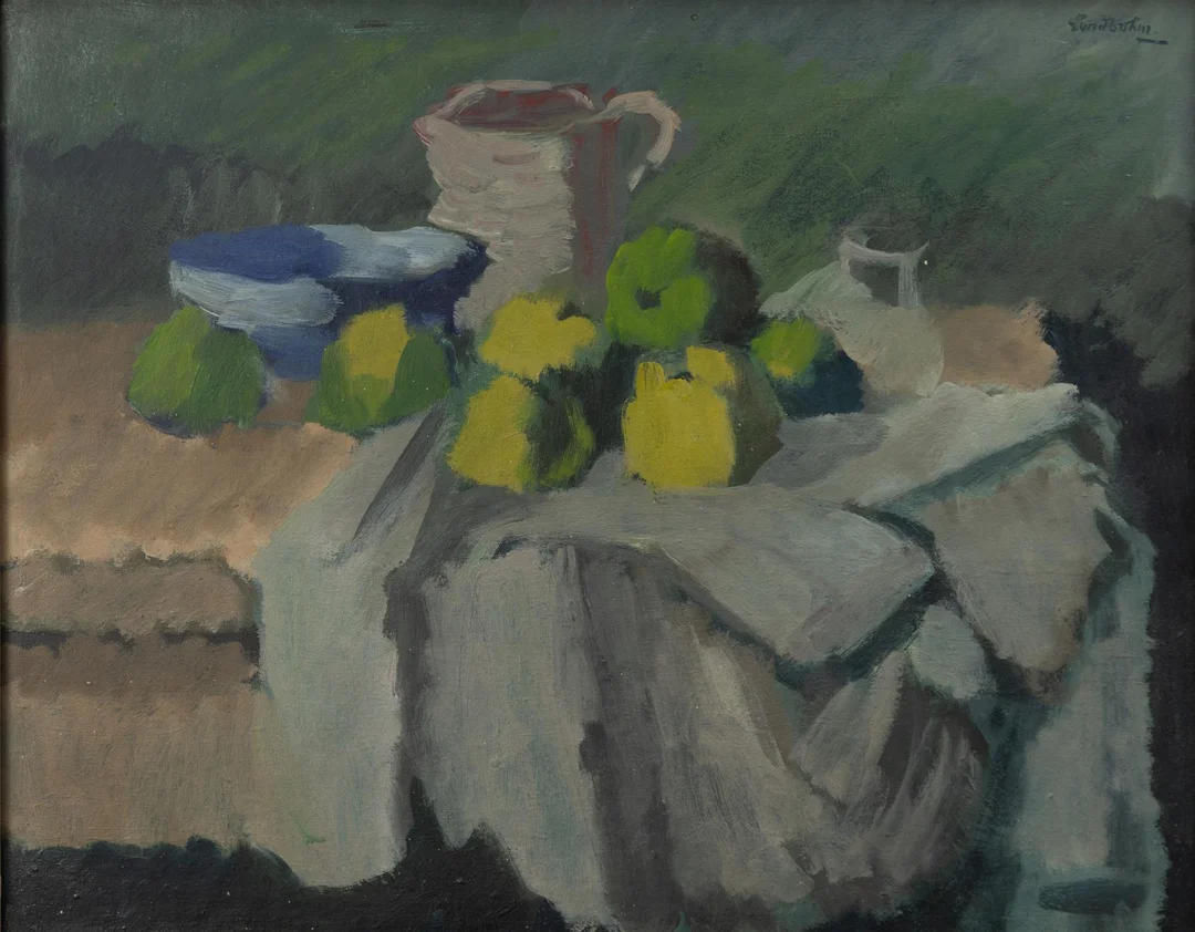 Sixten Lundbohm, Stilleben med fruukter. — Konst/Modern svensk konst — Bukowskis