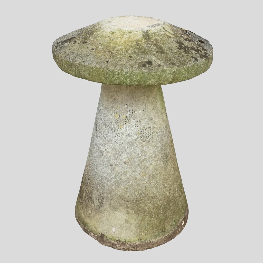 SUBSTANTIAL LIMESTONE STADDLE STONE. — Architectural details — Young's Auctions