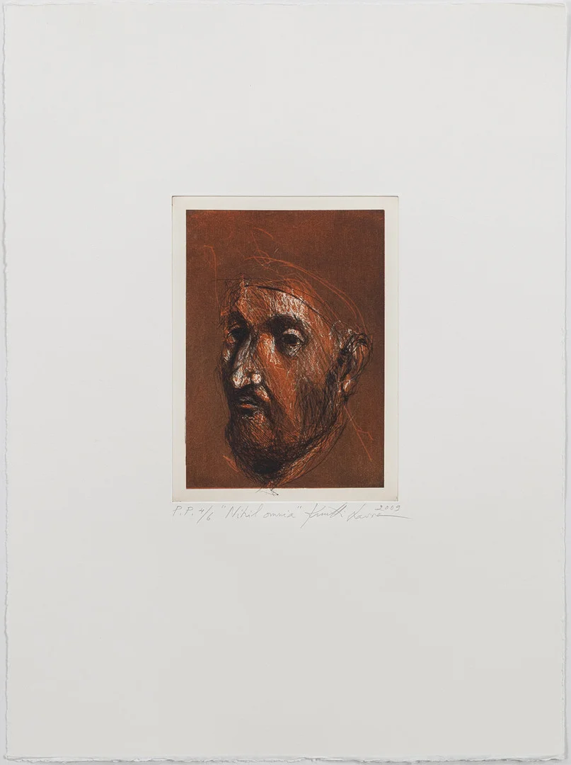 KUUTTI LAVONEN. "Nihil Omnia", etsning, oramat blad. — Engravings & Prints — Stockholms Auktionsverk Helsingborg