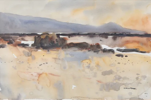 ATTRIBUTED TO SPANISH SCHOOL, 20TH CENTURY. Seaside view.