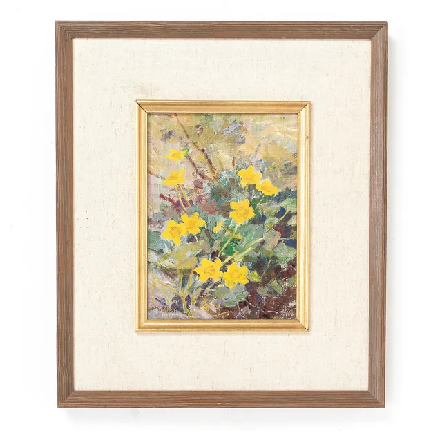 JOHAN BLADH. Blomsterstilleben, olja på duk, signerad.