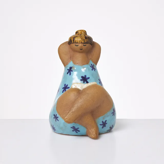 LISA LARSON. "Emma", figurin ur serien ABC-flickorna, för Gustavsberg.