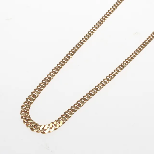 COLLIER, "Pansar-länk", guld, 18k, vikt ca. 11,1 gram.