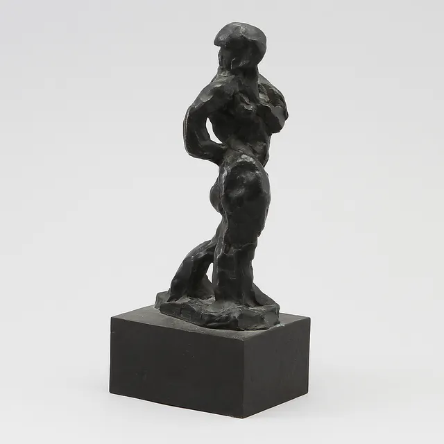 TOMMY ÖSTMAR. skulptur, signerad. Bergmans gjuteri.