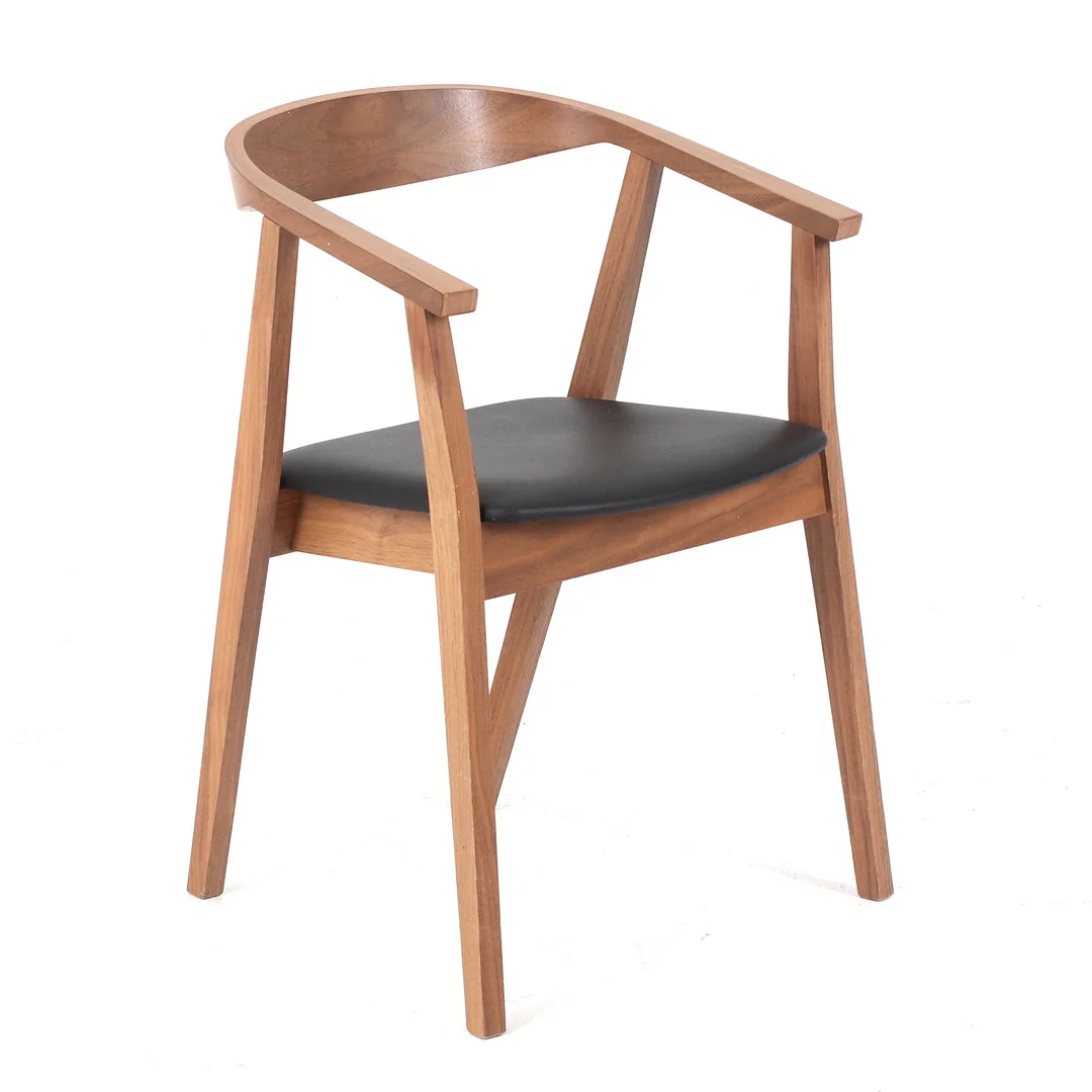 OLA WIHLBORG. Karmstol, stol, "Stockholm", IKEA, valnöt. — Armchairs & Chairs — Stadsauktion Sundsvall