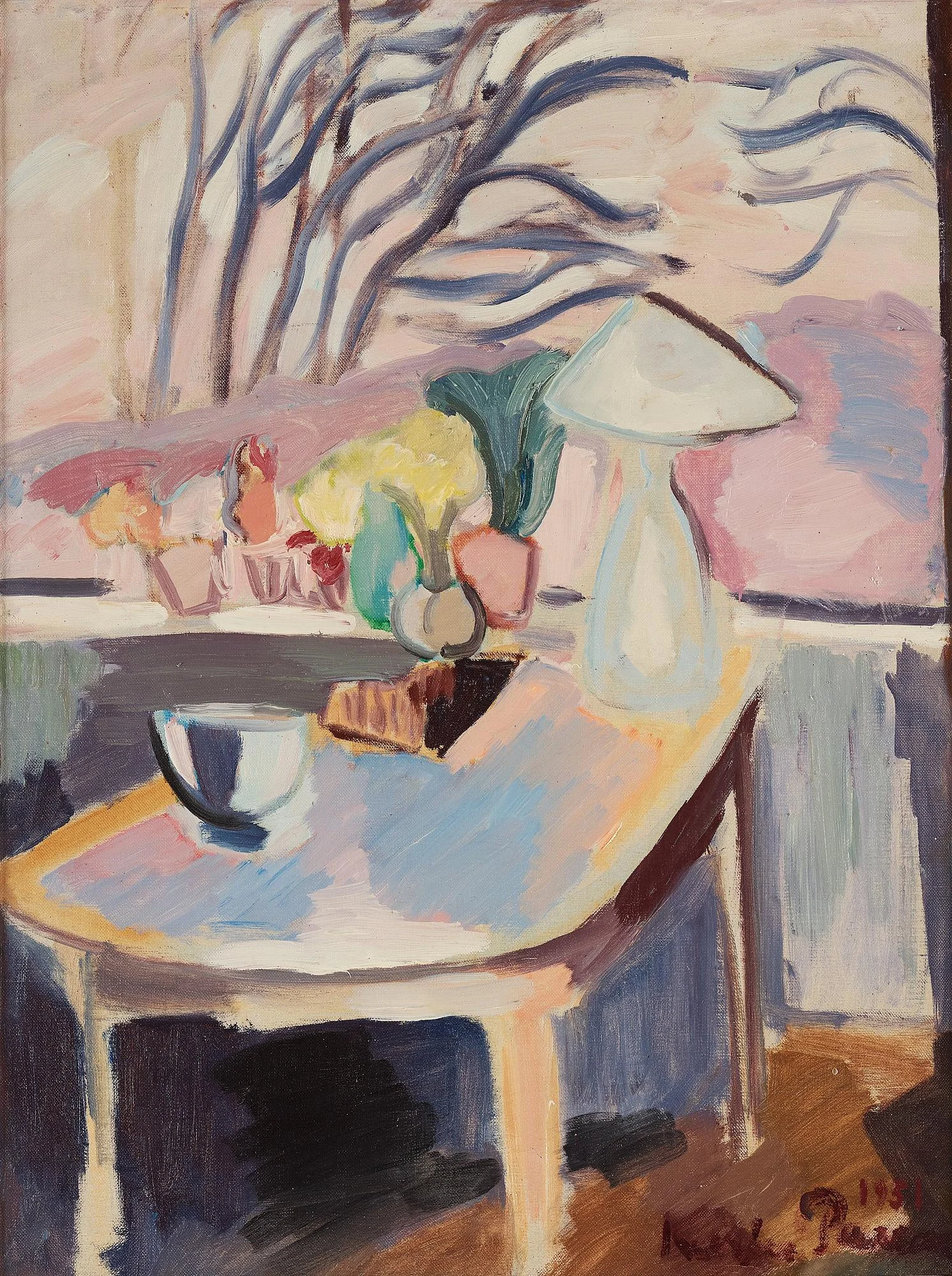 Karin Parrow, "Vid fönstret". — Bukowskis