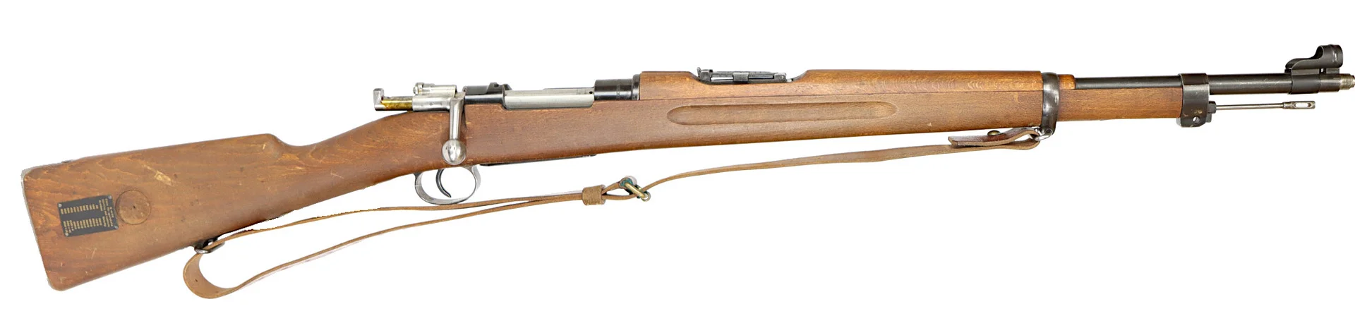 GEVÄR, fabrikat Husqvarna, modell 38, kaliber 6,5x55, tillv.nr 663467, se-nr begagnad. — Military weapons — Walter Borg