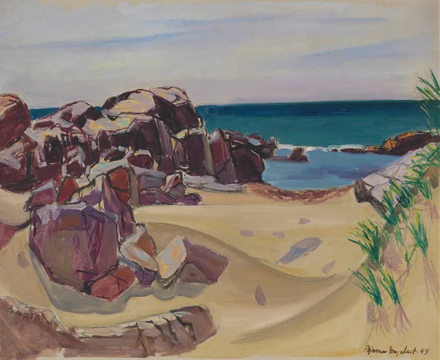Engebret, Bjarne — "Sand og sjø. Lista" 1949