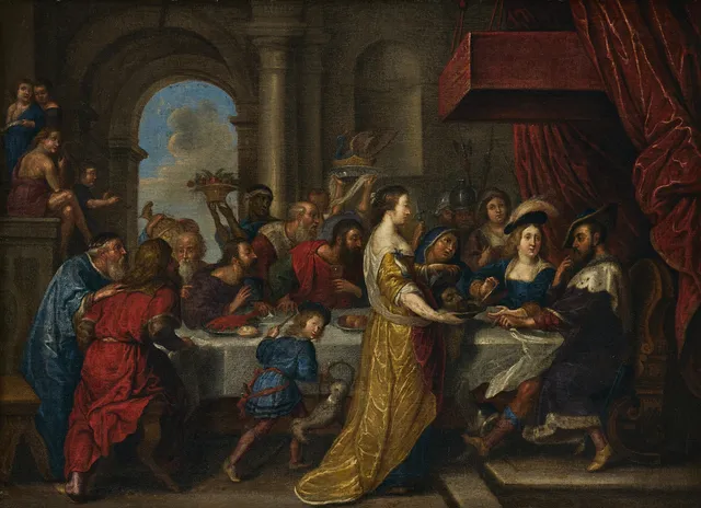 PETER PAUL RUBENS. EFTER. Herodes festmåltid.