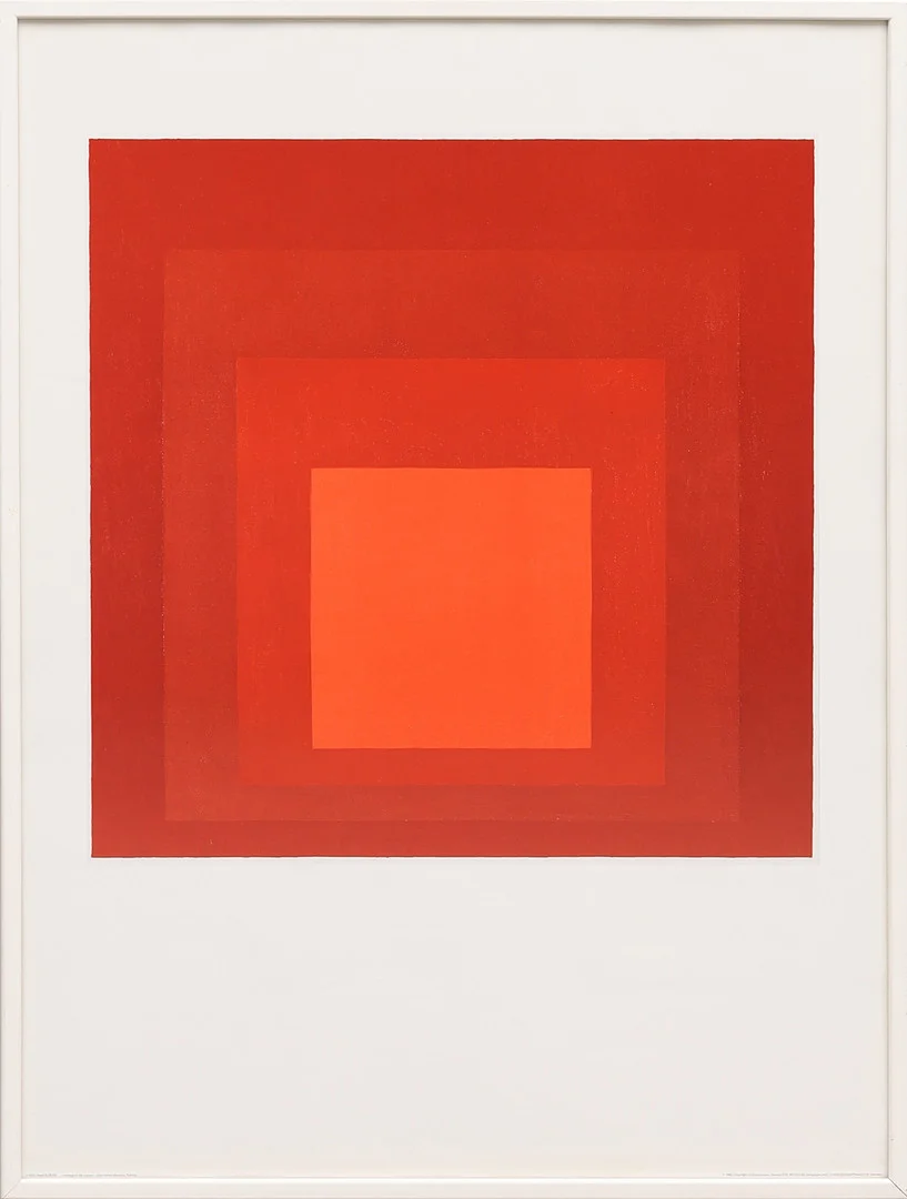 JOSEF ALBERS. AFFISCH, "Hommage to the square", 1989. — Engravings & Prints — Crafoord Auktioner Malmö