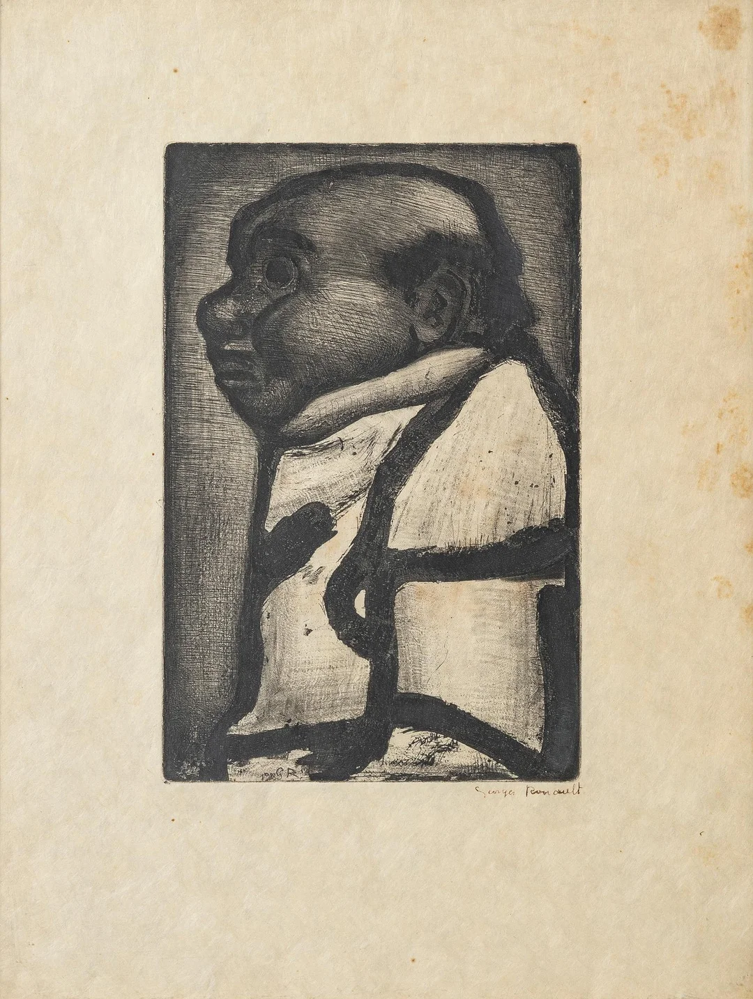 Georges Rouault, "Bon électeur". — Konst/Grafik — Bukowskis