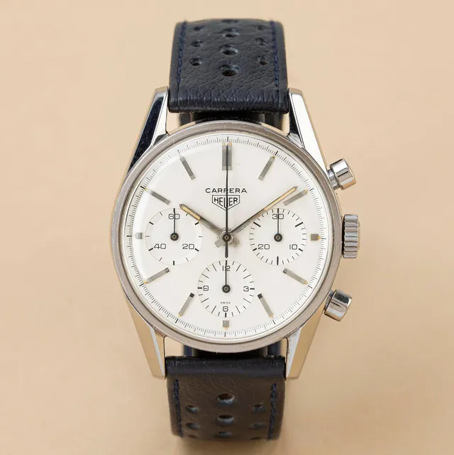 Heuer, Carrera, "Eggshell 1st Execution", ca 1963.