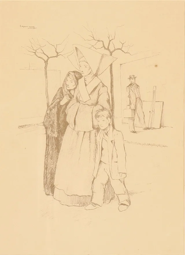 RAMON DE CAPMANY. Escena urbana.