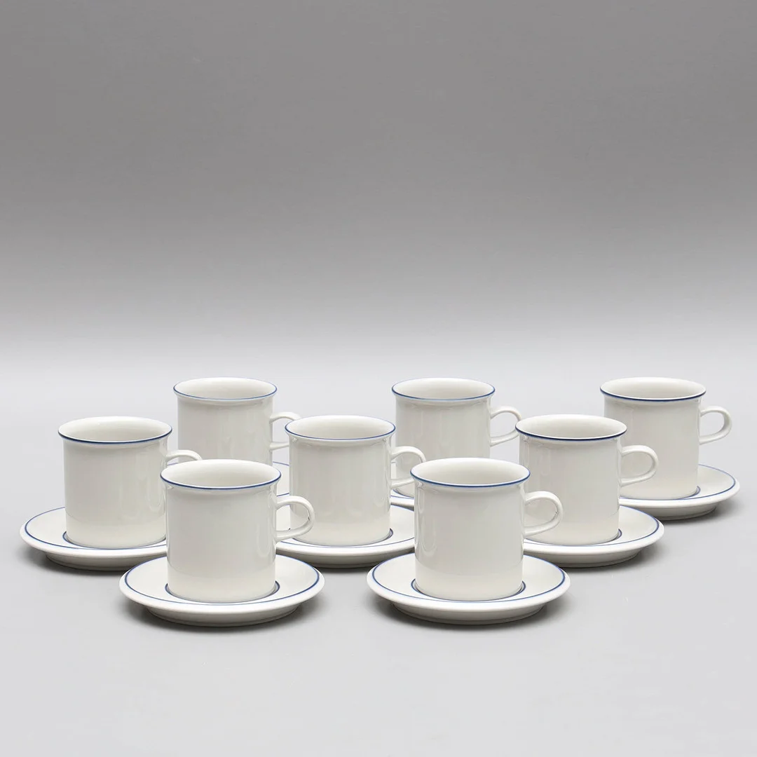 RICHARD LINDH. servisdelar, 16 delar, porslin, Arabia, Finland. — Tableware — Auktionsmagasinet Vänersborg