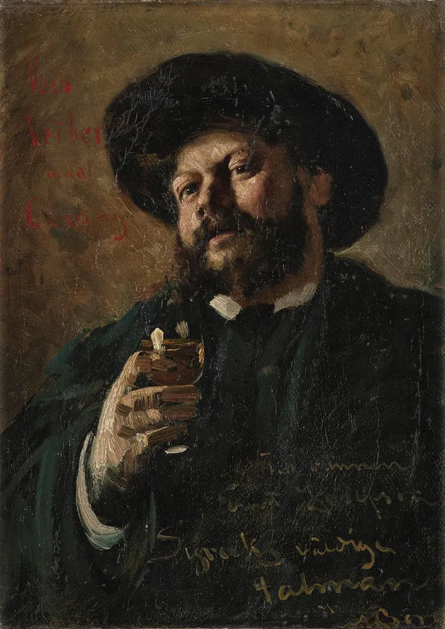 Axel Borg, Porträtt av Ernst Josephson.