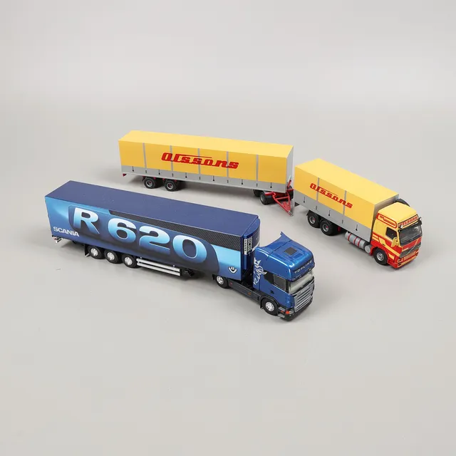 MODELLFORDON, 2 st, Tekno, Danmark.