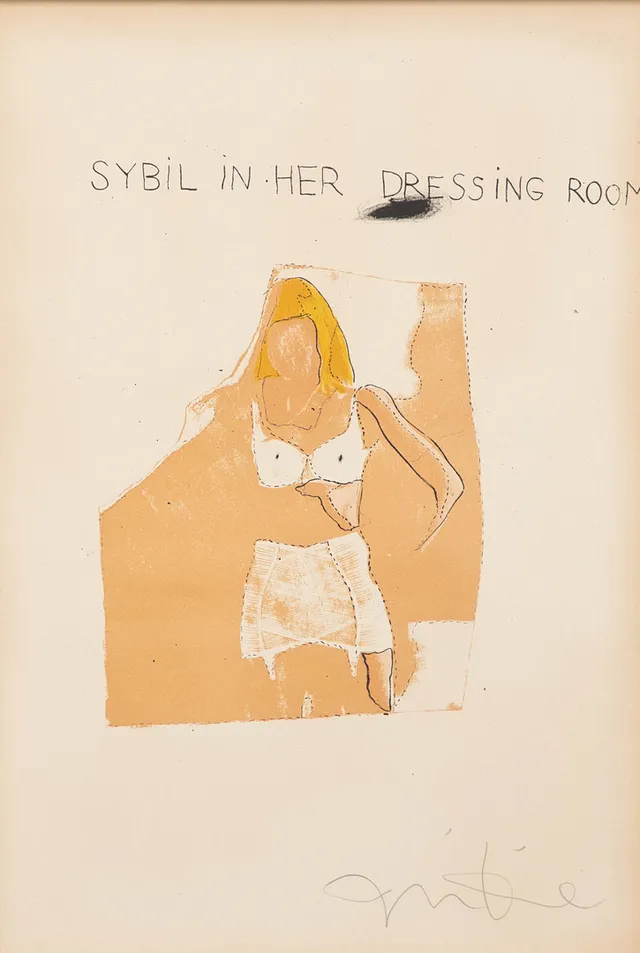 JIM DINE (GEB. 1935). Sybil in her dressing room.
