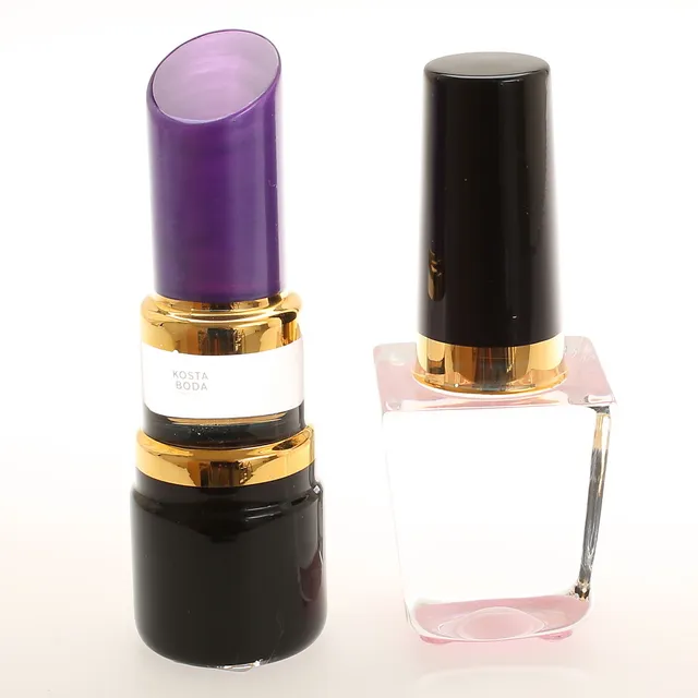 ÅSA JUNGNELIUS. 2 stycken, konstglas, Make-up serien, Kosta Boda.