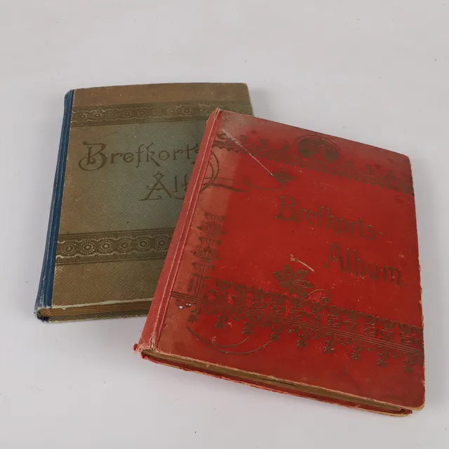 BREV- SAMT VYKORT, 2 album, jugend.