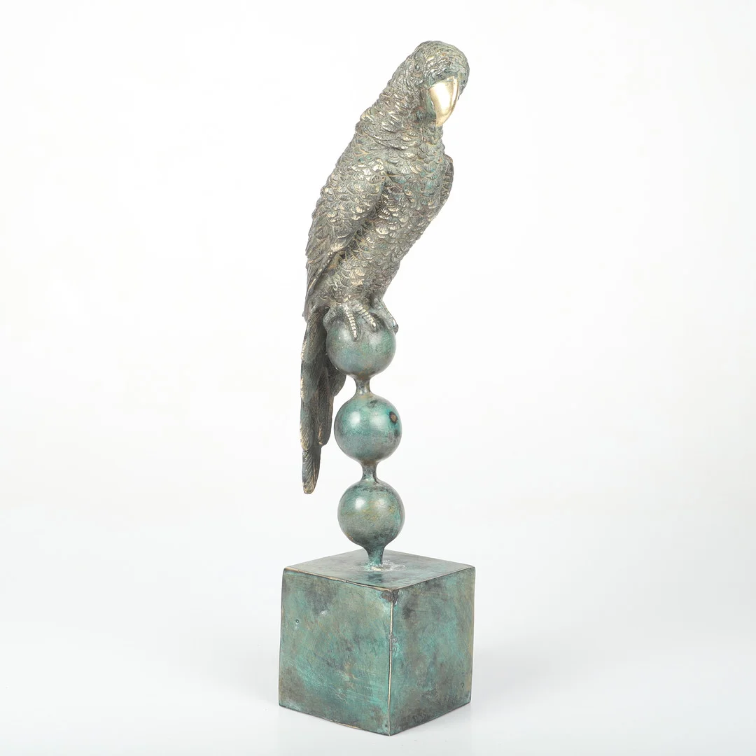 ANDREAS WARGENBRANT. Skulptur, "Gossip", grönpatinerad brons, gjutarstämpel och gjutarsignatur. — Sculptures & Bronzes — Helsingborgs Auktionskammare