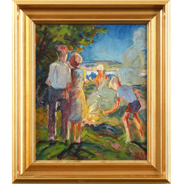 Nis Stougaard. Summer evening by the fire. (cd)