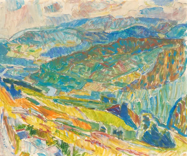 Gleditsch, Rolf Juell — "Sommer. Skogsbygda Vågå" 1965