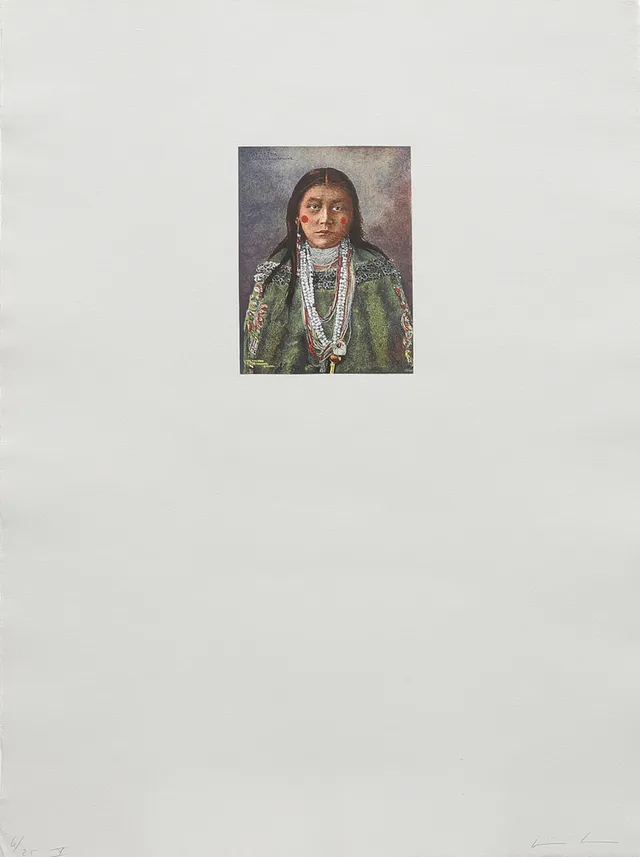 JAMES BROWN. UR SERIEN "FIFTEEN INDIANS", BLAD X, 1990.