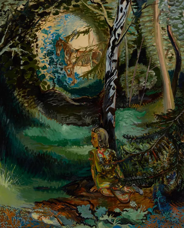 Krohg, Per — Pike i skogen