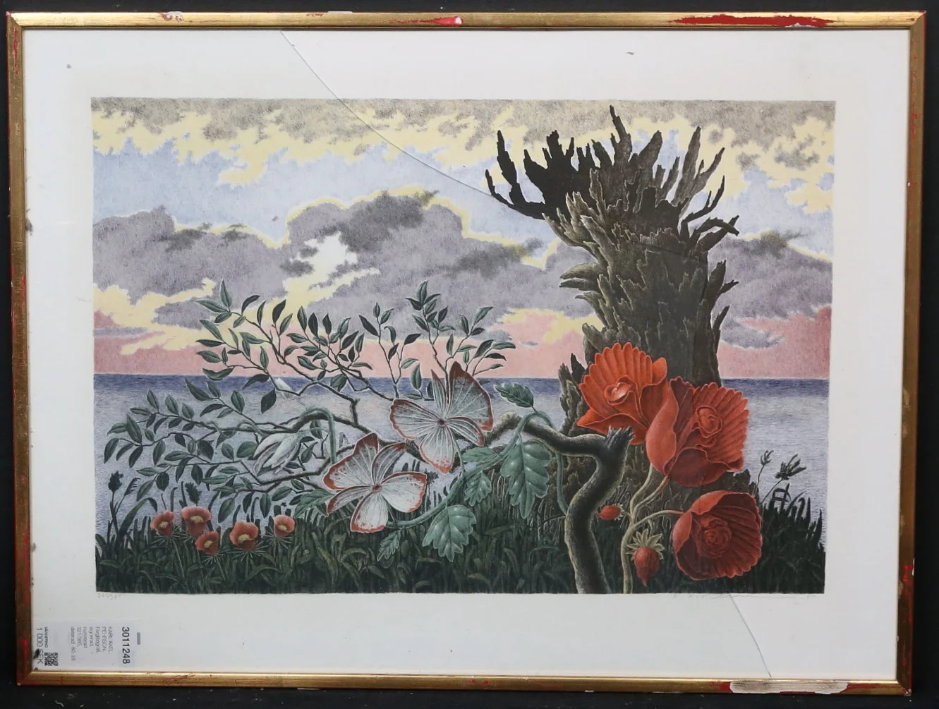 KARL AXEL PEHRSON. Färglitografi, signerad, numrerad 321/385, daterad -80. — Engravings & Prints — Gomér & Andersson Linköping