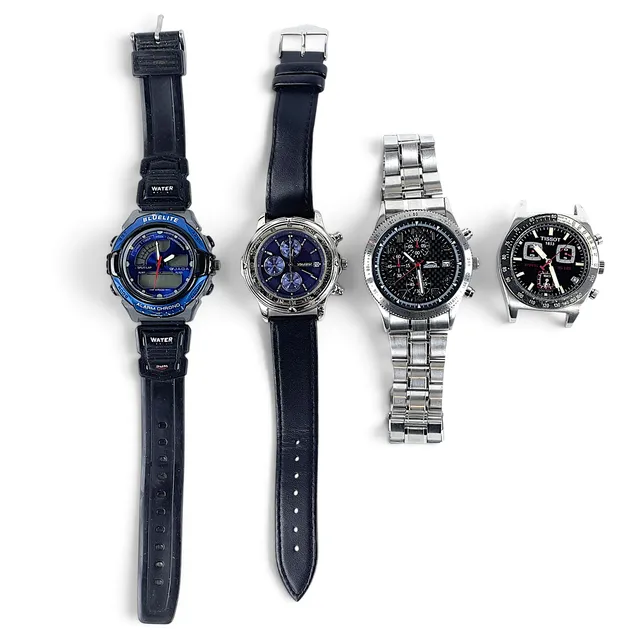 ARMBANDSUR, 4 st, Tissot, Slazenger, Time Force chronograph, Wjaga, Quartz.