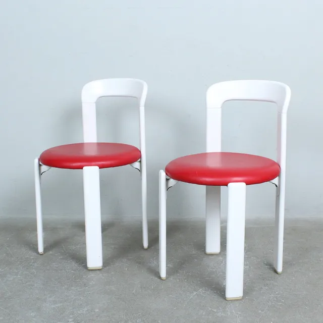 BRUNO REY. für Kusch & Co, Paar Stühle Modell 'Rey Chair 33', Deutschland, 1970er.