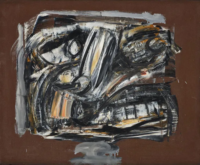Antonio Saura, "Autorretrato 209".