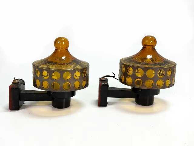 UTEBELYSNING Koppar, glas, plast, 1900 talets andra hälft.