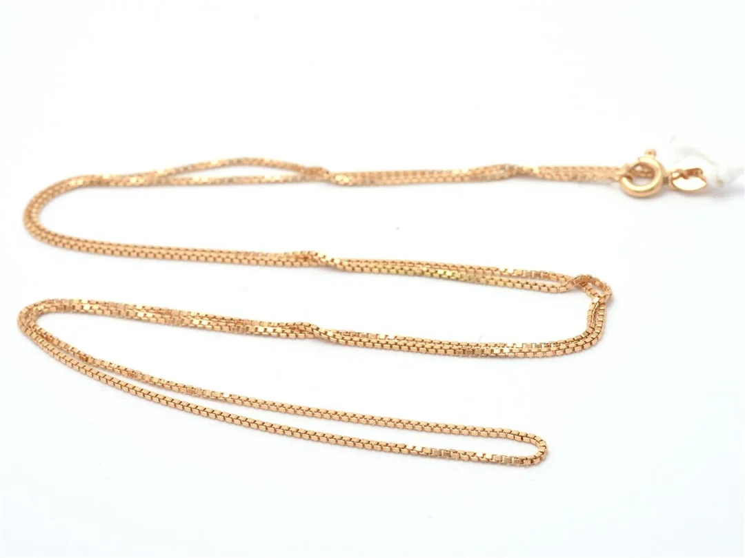 Kedja Venezia 18K 3,6g, längd: 60cm, bredd: 1mm — Smycken/Halskedja — Kaplans