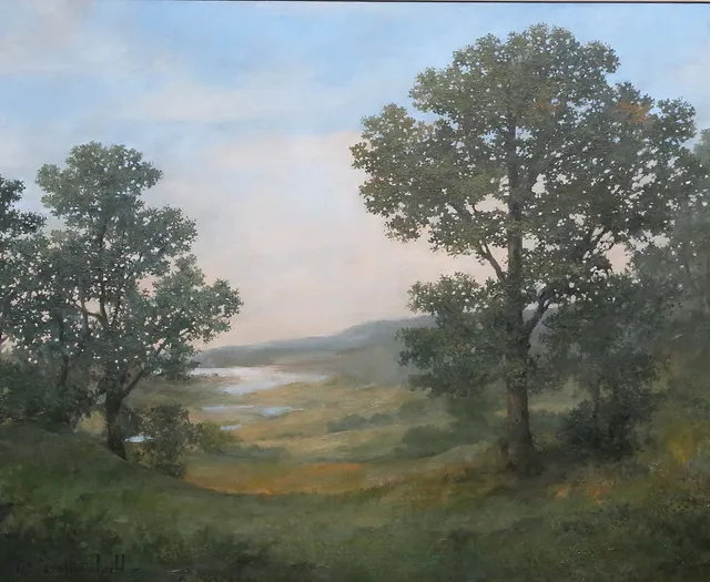 PATRIK DJURSTEDT. September. Olja på duk, signerad P. Djurstedt.