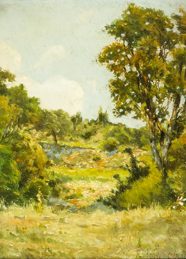 CATALAN SCHOOL, LATE 19TH CENTURY. Landscape.