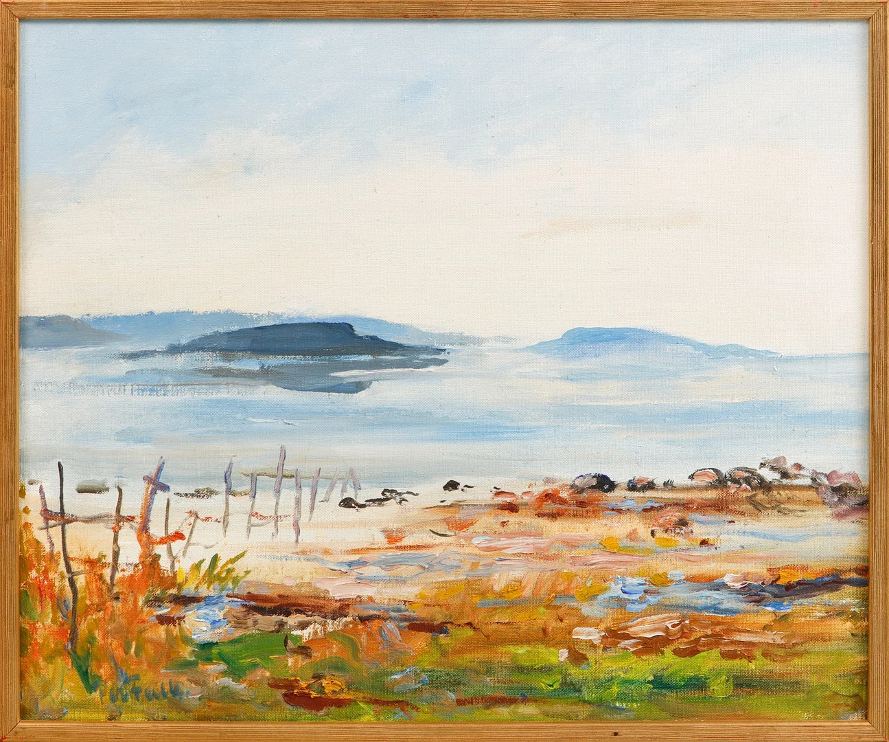 PER FALK. "Hakefjorden" olja på duk, signerad. — Paintings — Göteborgs Auktionsverk