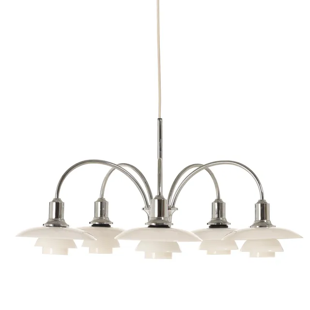 Poul Henningsen for Louis Poulsen. Bombardment pendant lamp
