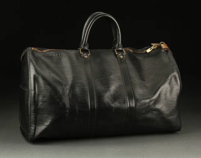 Louis Vuitton. Weekendtaske / rejsetaske. Keepall 45. Sort Epi læder