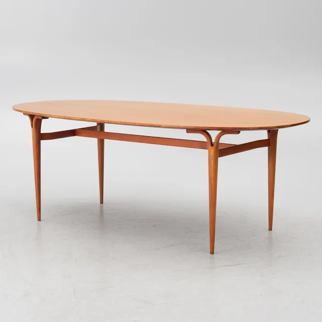 Bruno Mathsson & Piet Hein, matbord, "Superellips", Bruno Mathsson International, Sverige.