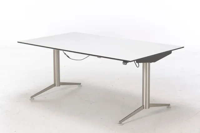 Paul Leroy for Paustian. Desk / work table, model Spinal, electric raise/lower function