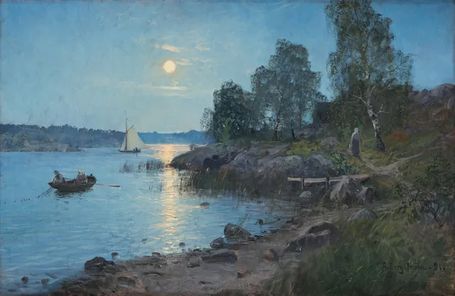 Alfred Bergström, "Sommarkväll".