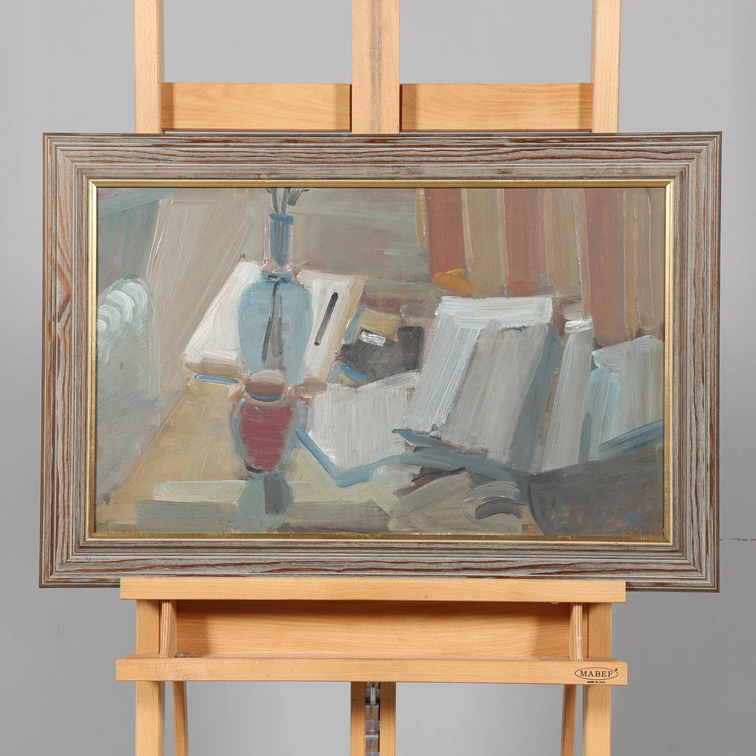 GÖSTA STAWÅSEN. OLJA PÅ DUK, signerad. — Paintings — Borås Auktionshall