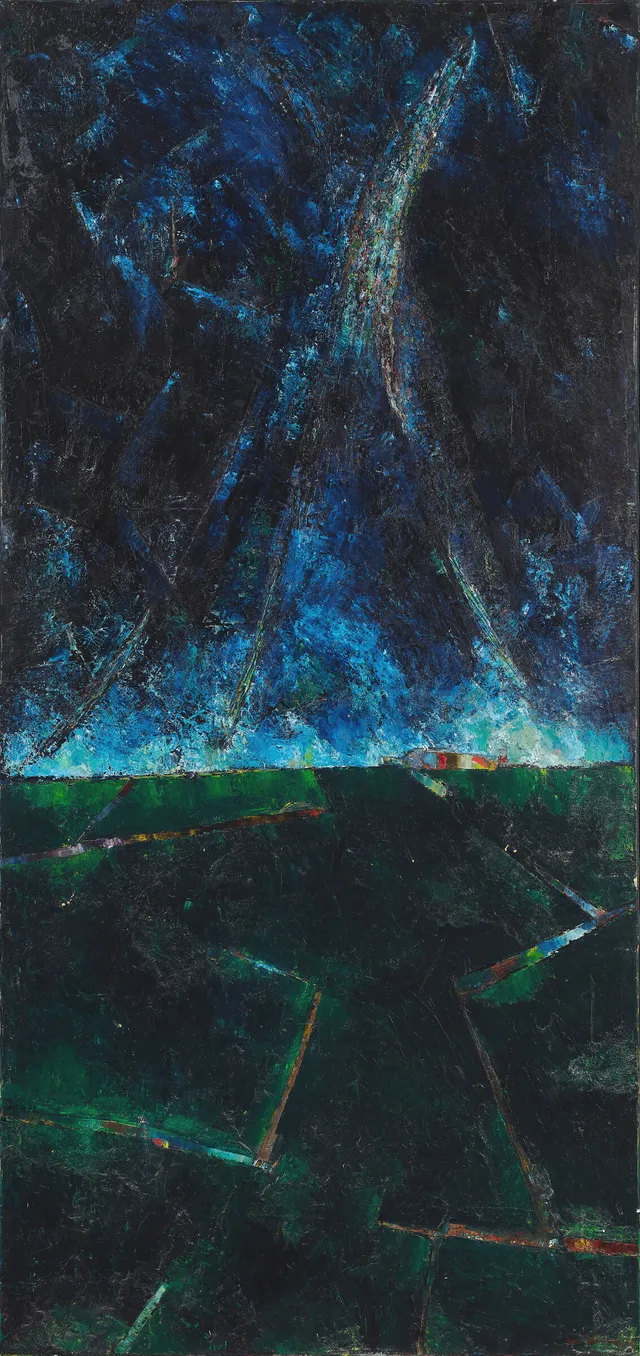 Johannessen, Jens — "Søylen (Ta av Fornebu)" 1960