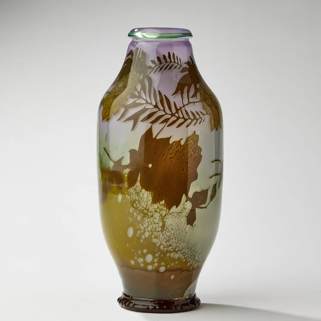 SIMON GATE. Vas, Orrefors 1917, Graal. — Art glass — Stockholms Auktionsverk Fine Art